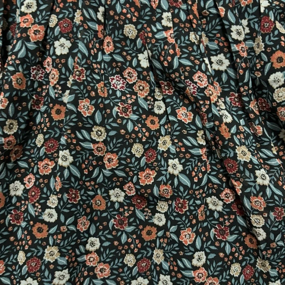 Lucky Brand Floral Print Long Sleeve Minidress Womens Size Medium New with tag